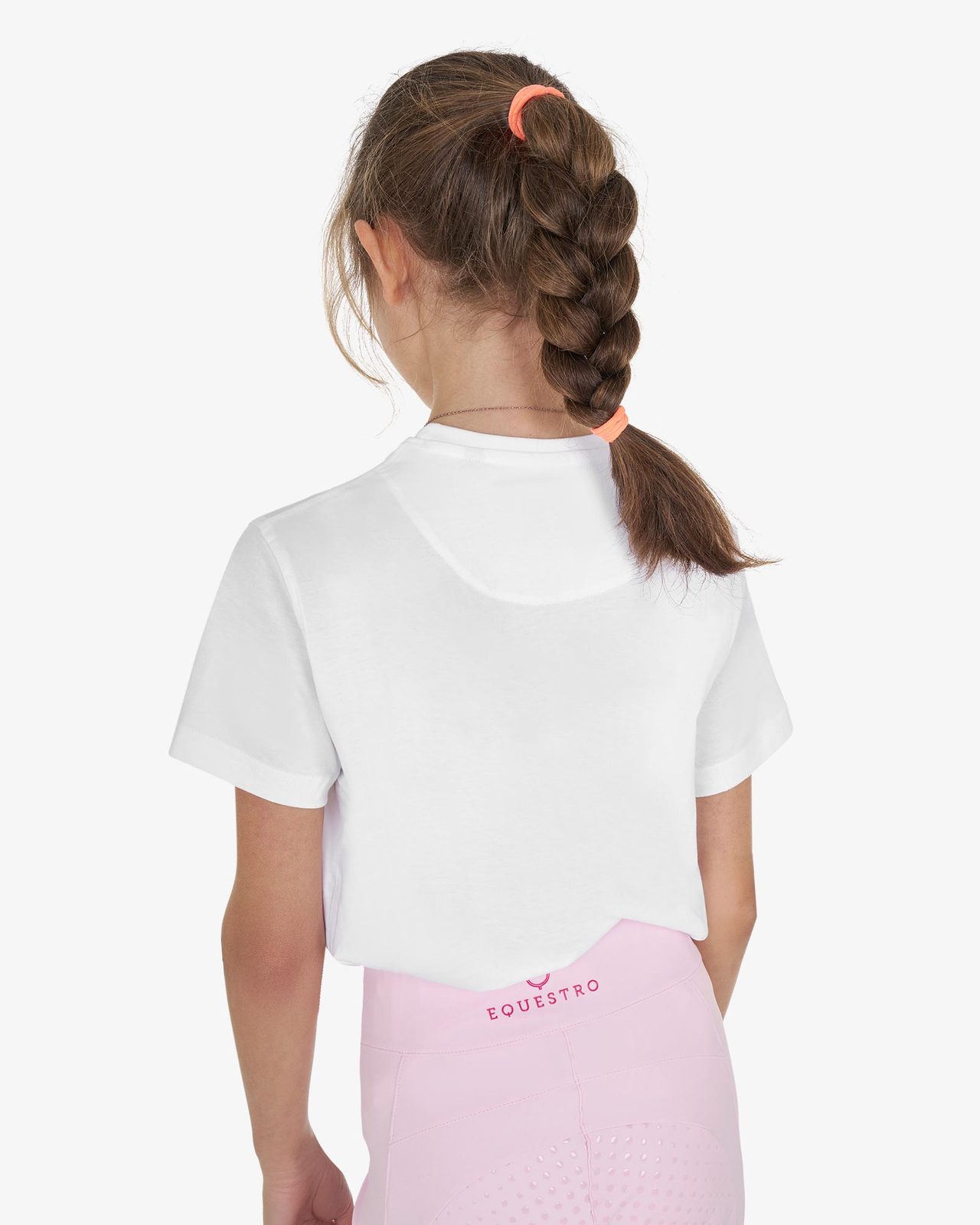 T-shirt bambina Ready To The Party in cotone con strass