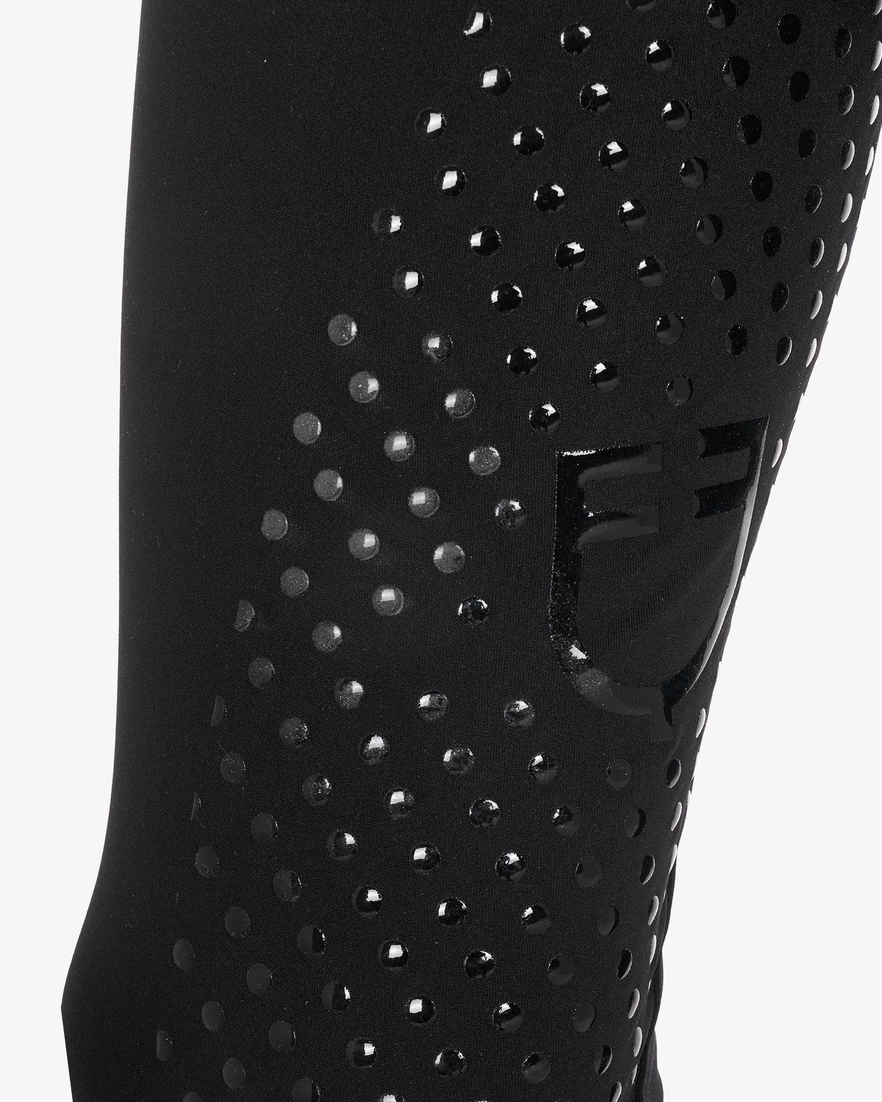 Leggings bambina con decorazioni perforate