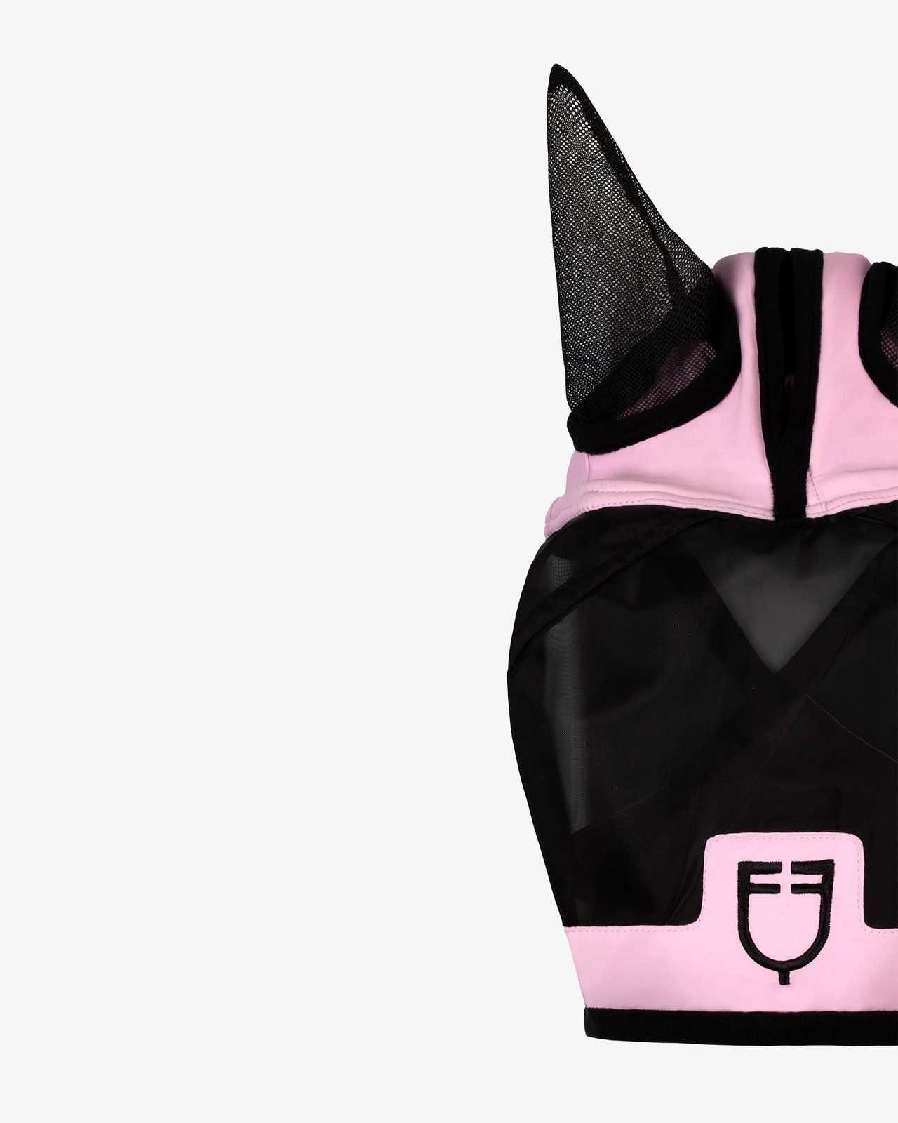 Fly mask with front logo