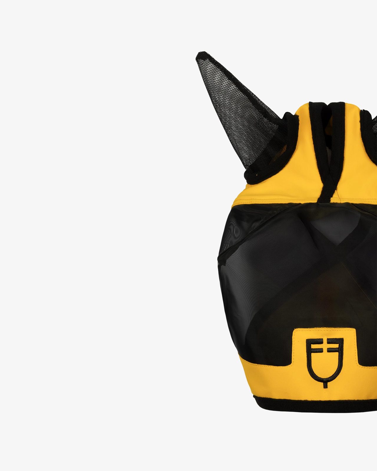 Fly mask with front logo