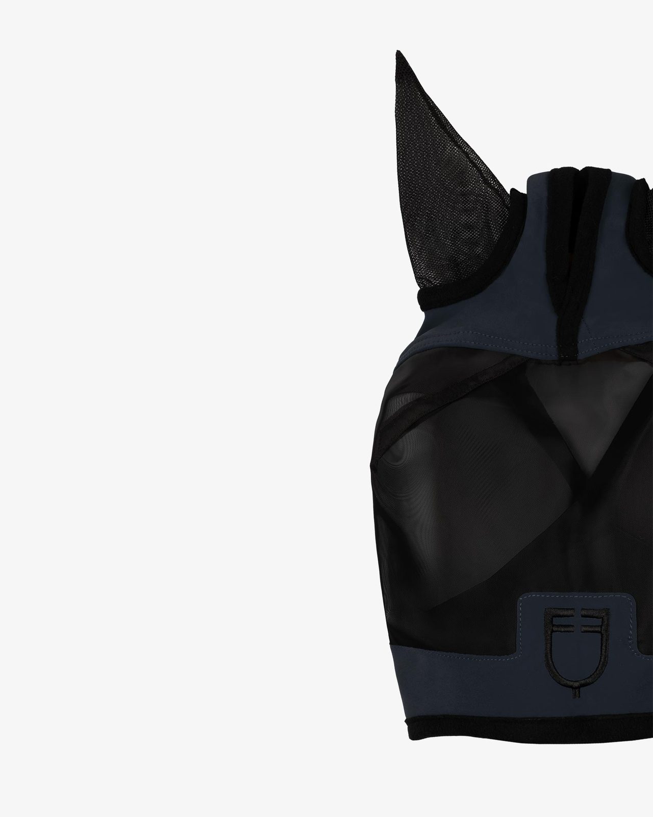 Fly mask with front logo