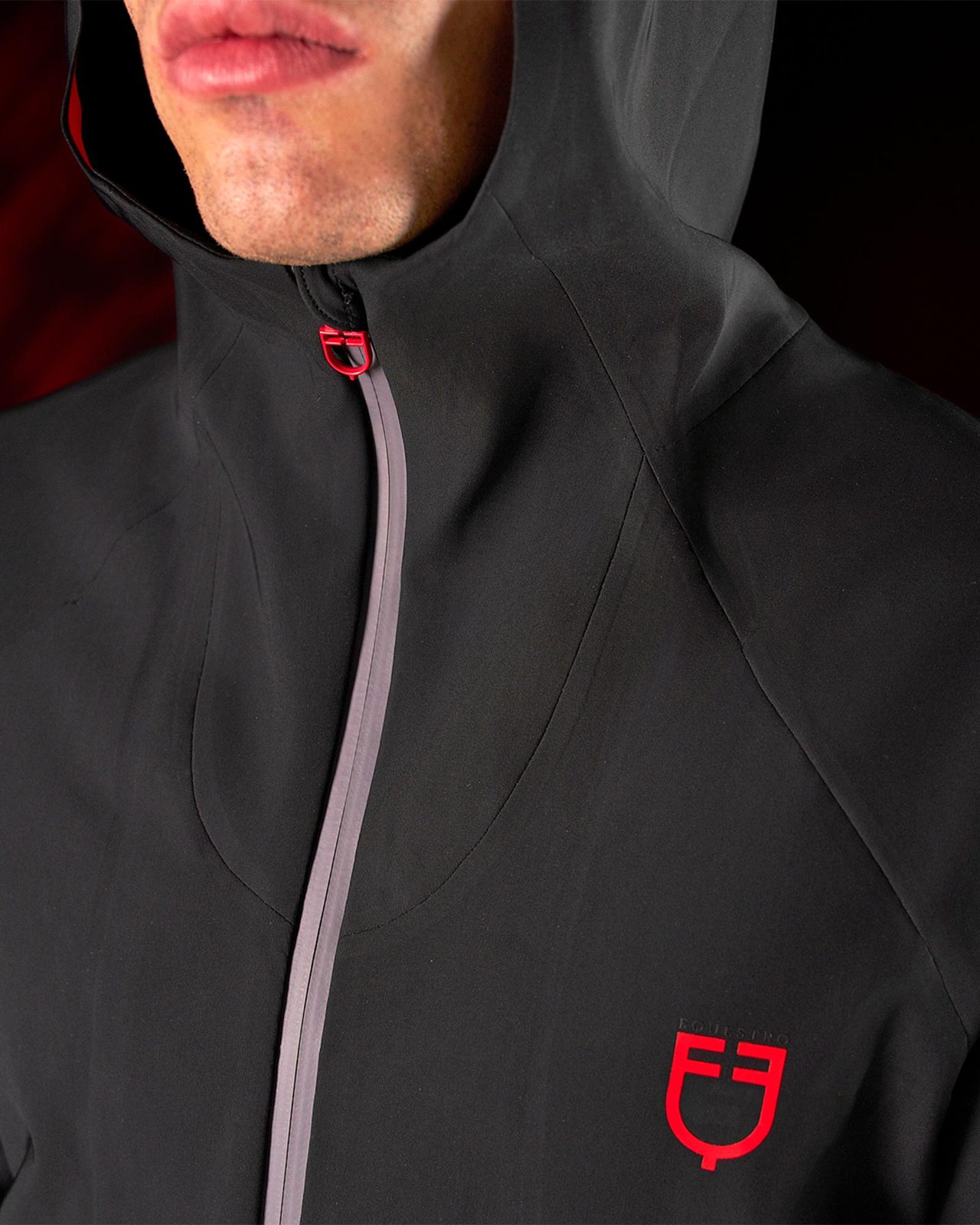Equestro Ridertechnology men's technical hooded sweatshirt