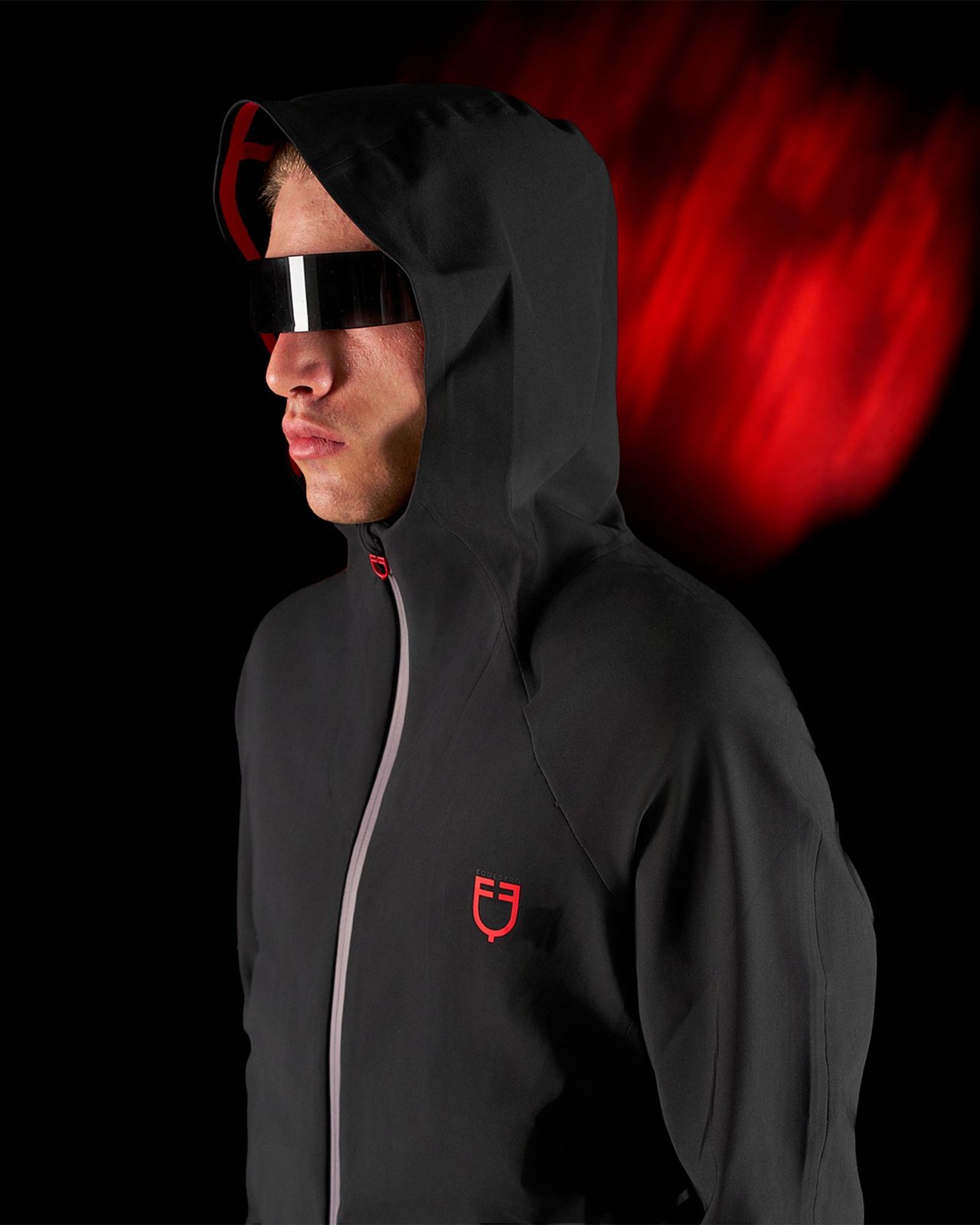Equestro Ridertechnology men's technical hooded sweatshirt