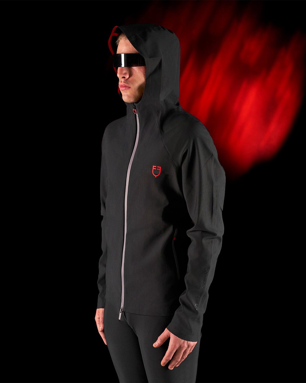 Equestro Ridertechnology men's technical hooded sweatshirt