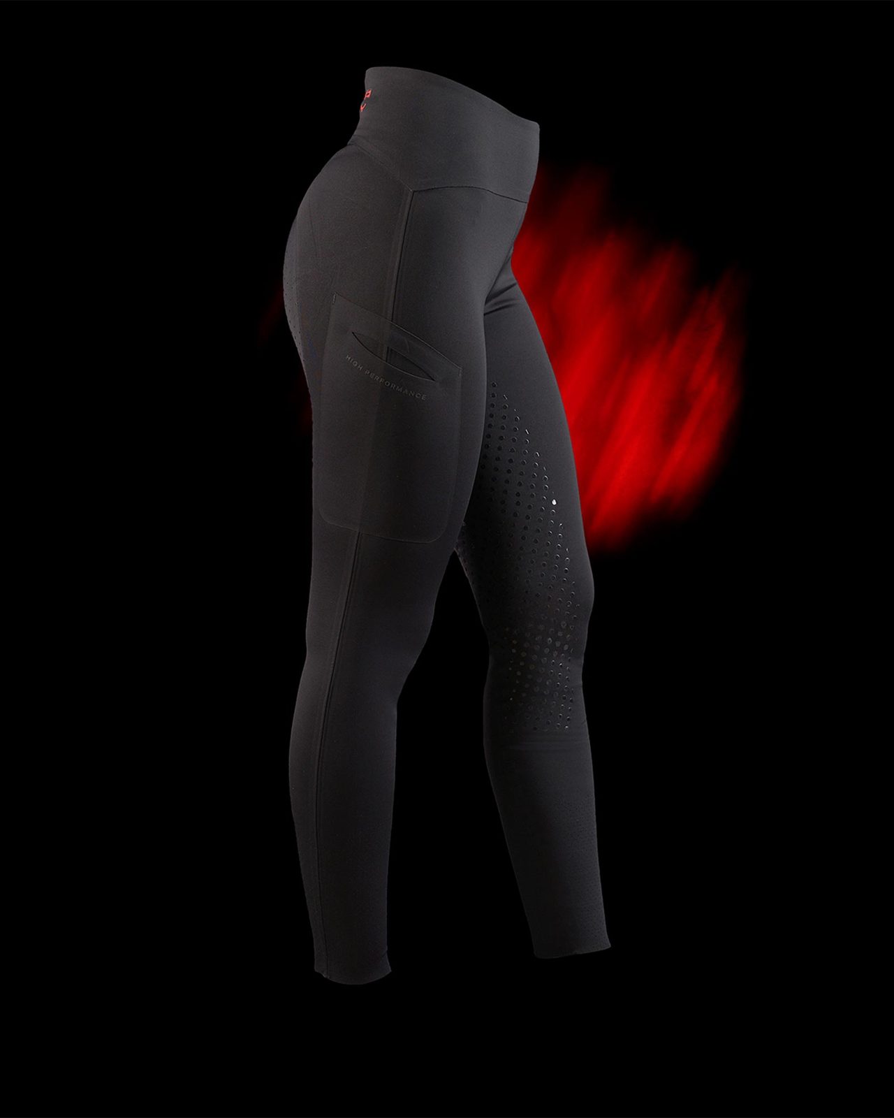 Equestro Ridertechnology women's high waisted full grip leggings