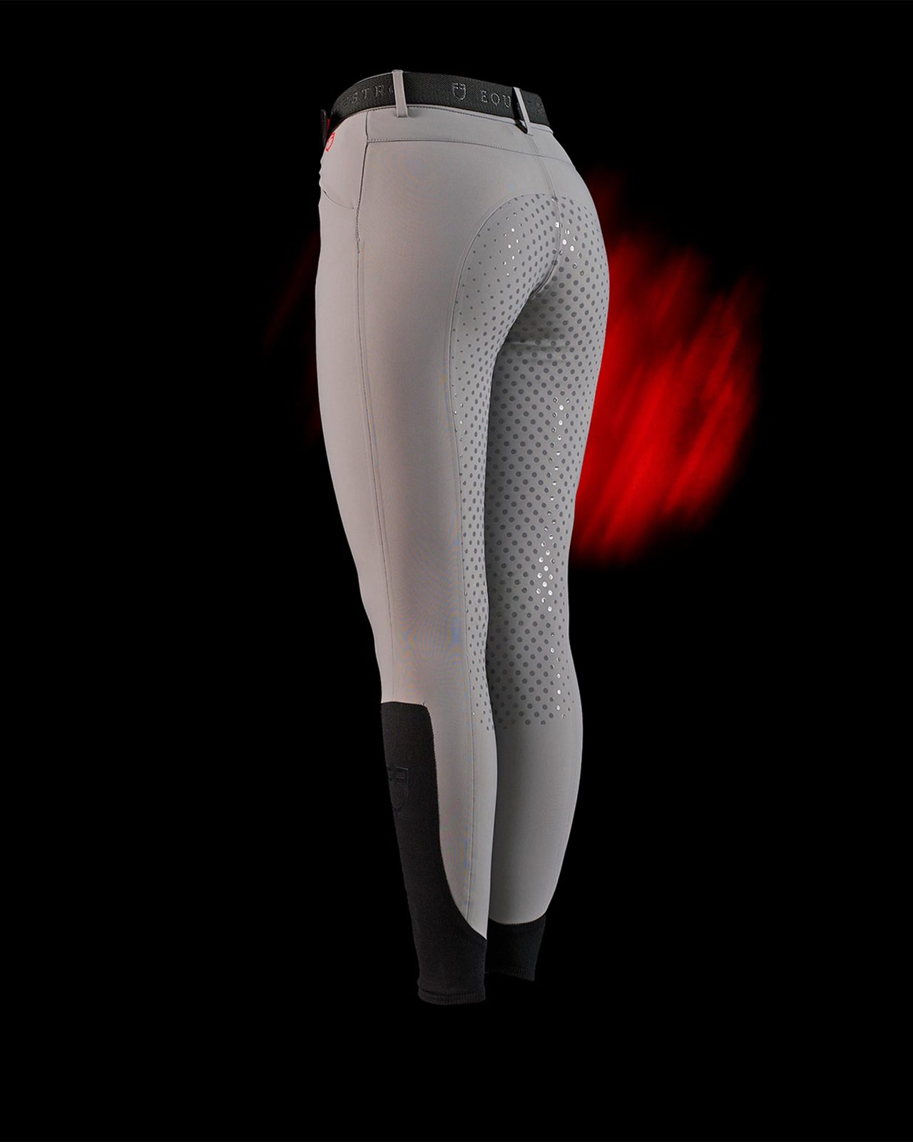 Pantalone slim fit donna Equestro Ridertechnology full grip