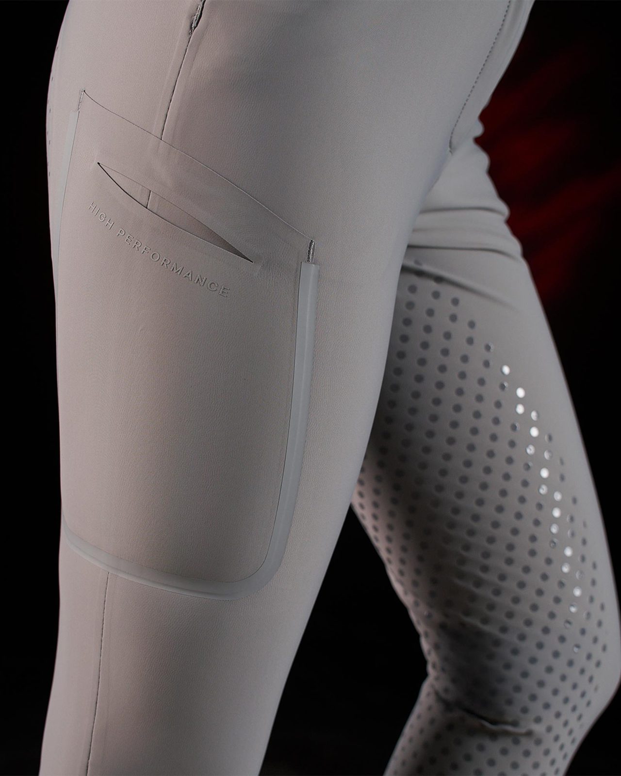 Pantalone slim fit donna Equestro Ridertechnology full grip