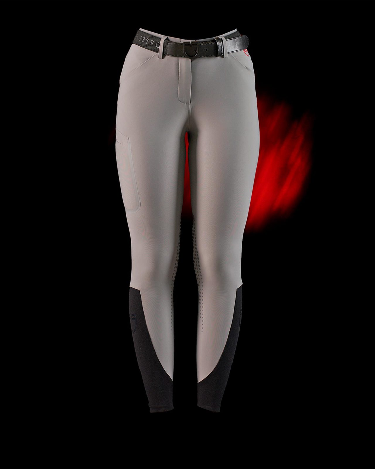 Pantalone slim fit donna Equestro Ridertechnology cuciture termosaldate