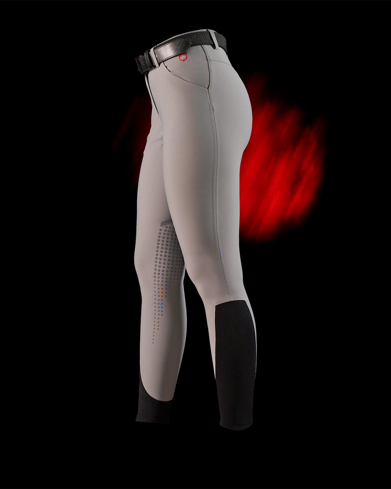 Pantalone slim fit donna Equestro Ridertechnology cuciture termosaldate