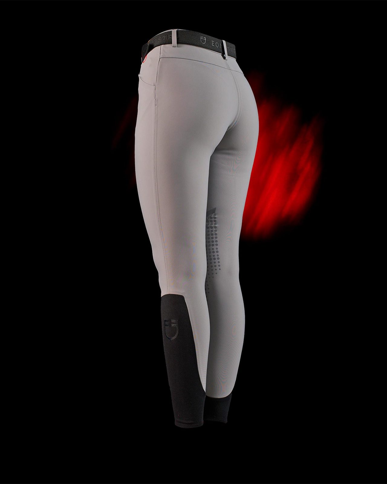 Pantalone slim fit donna Equestro Ridertechnology cuciture termosaldate