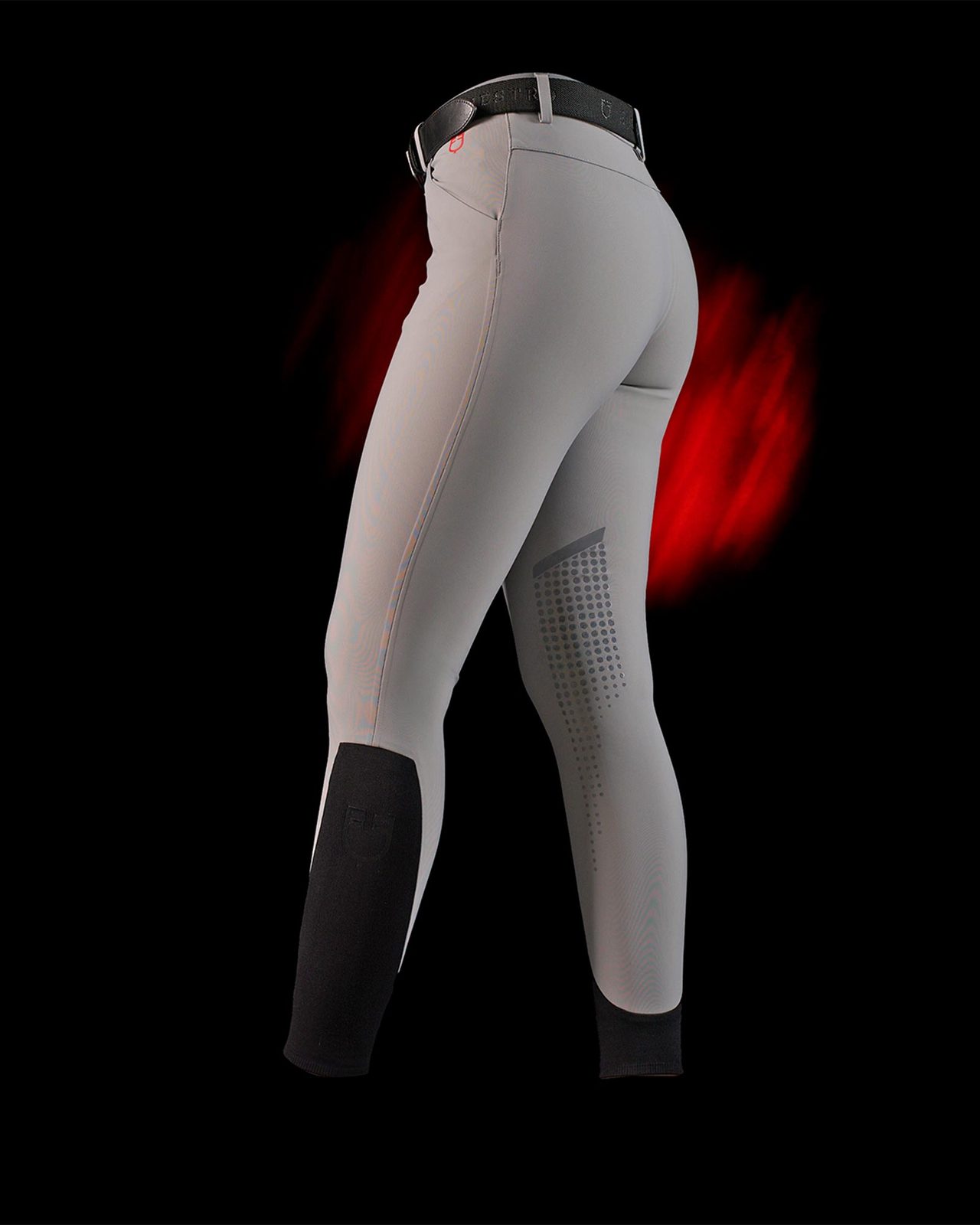 Pantalone slim fit donna Equestro Ridertechnology cuciture termosaldate
