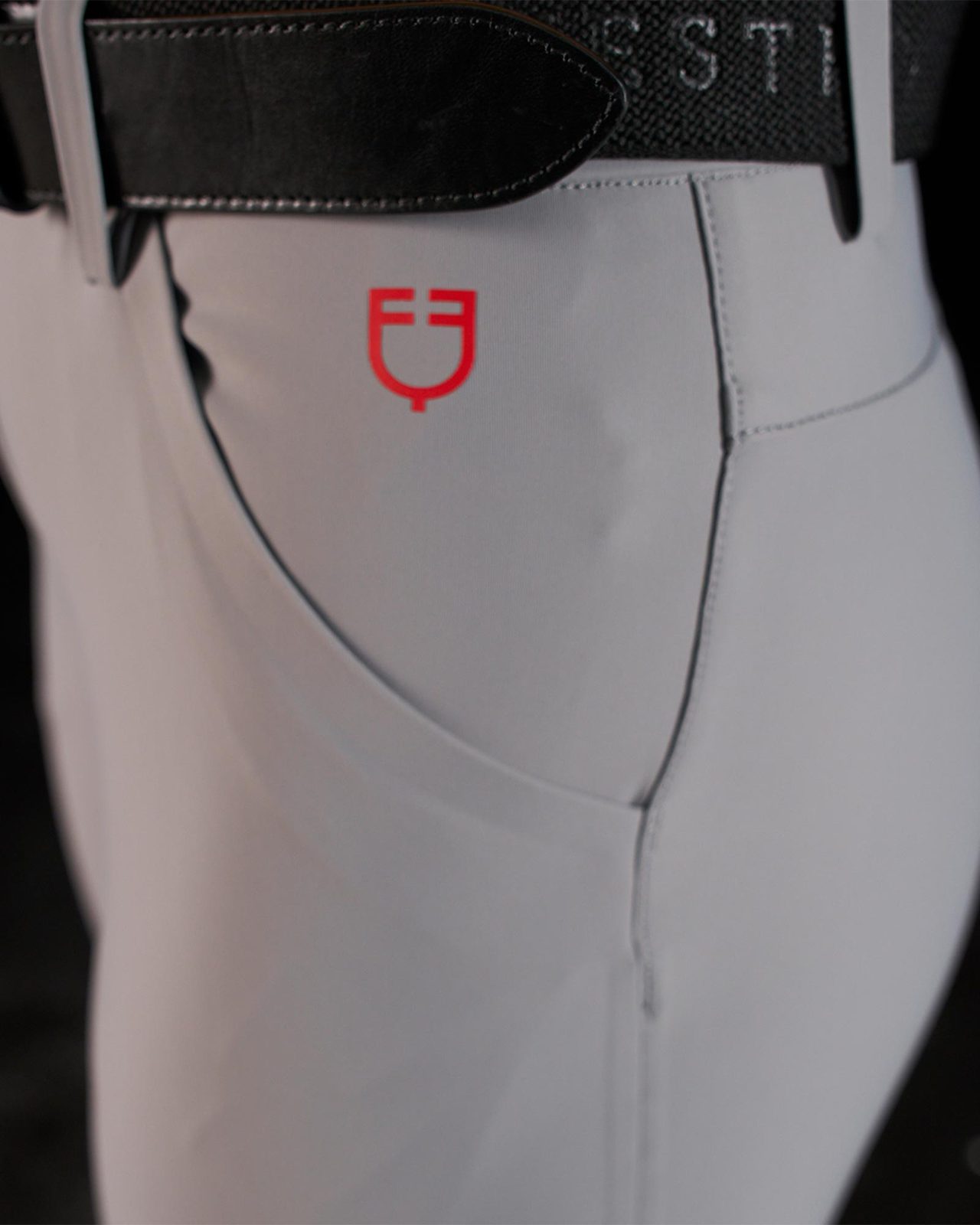 Pantalone slim fit donna Equestro Ridertechnology cuciture termosaldate