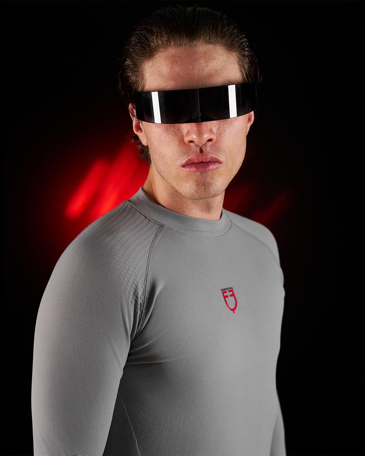 Base layer uomo Equestro Ridertechnology manica lunga