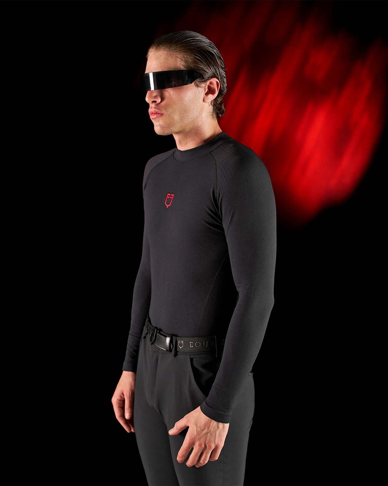 Base layer uomo Equestro Ridertechnology manica lunga