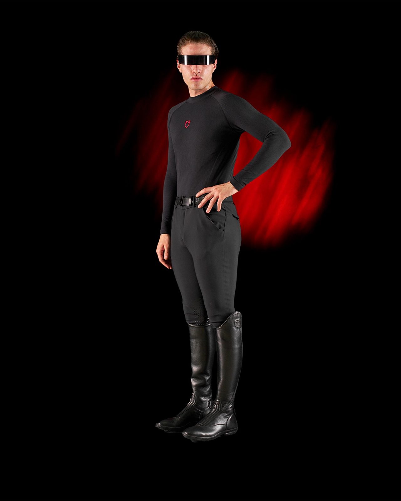 Base layer uomo Equestro Ridertechnology manica lunga