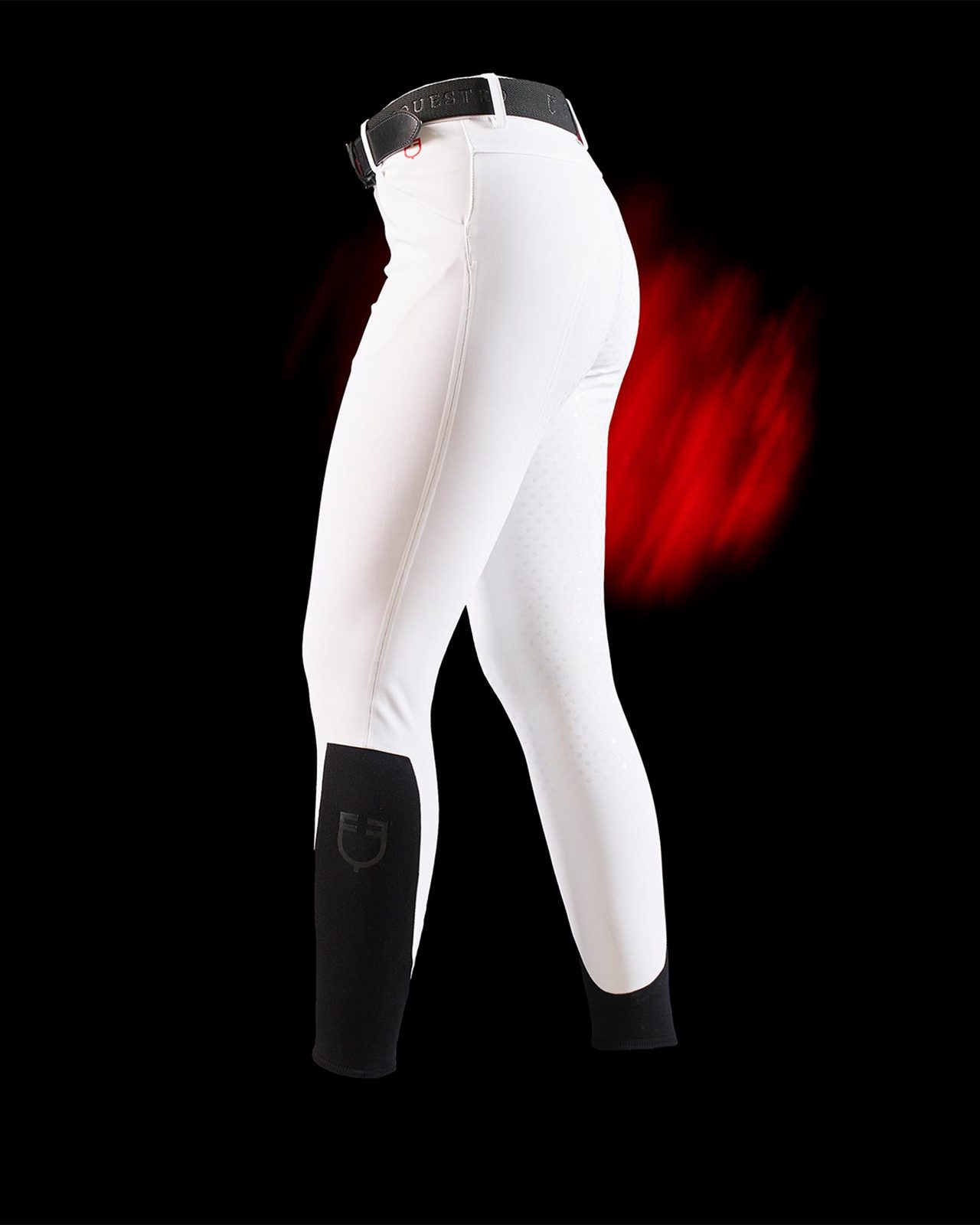 Pantalone slim fit donna Equestro Ridertechnology full grip