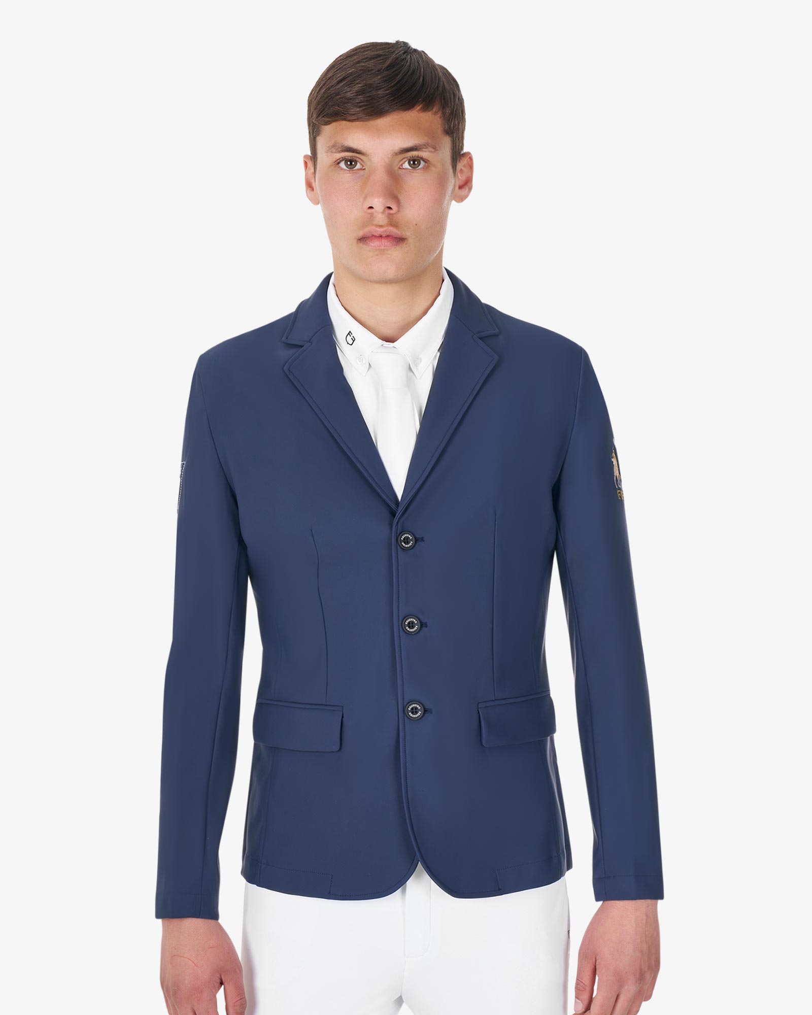 Men's three-button competition jacket Equestro X FISE