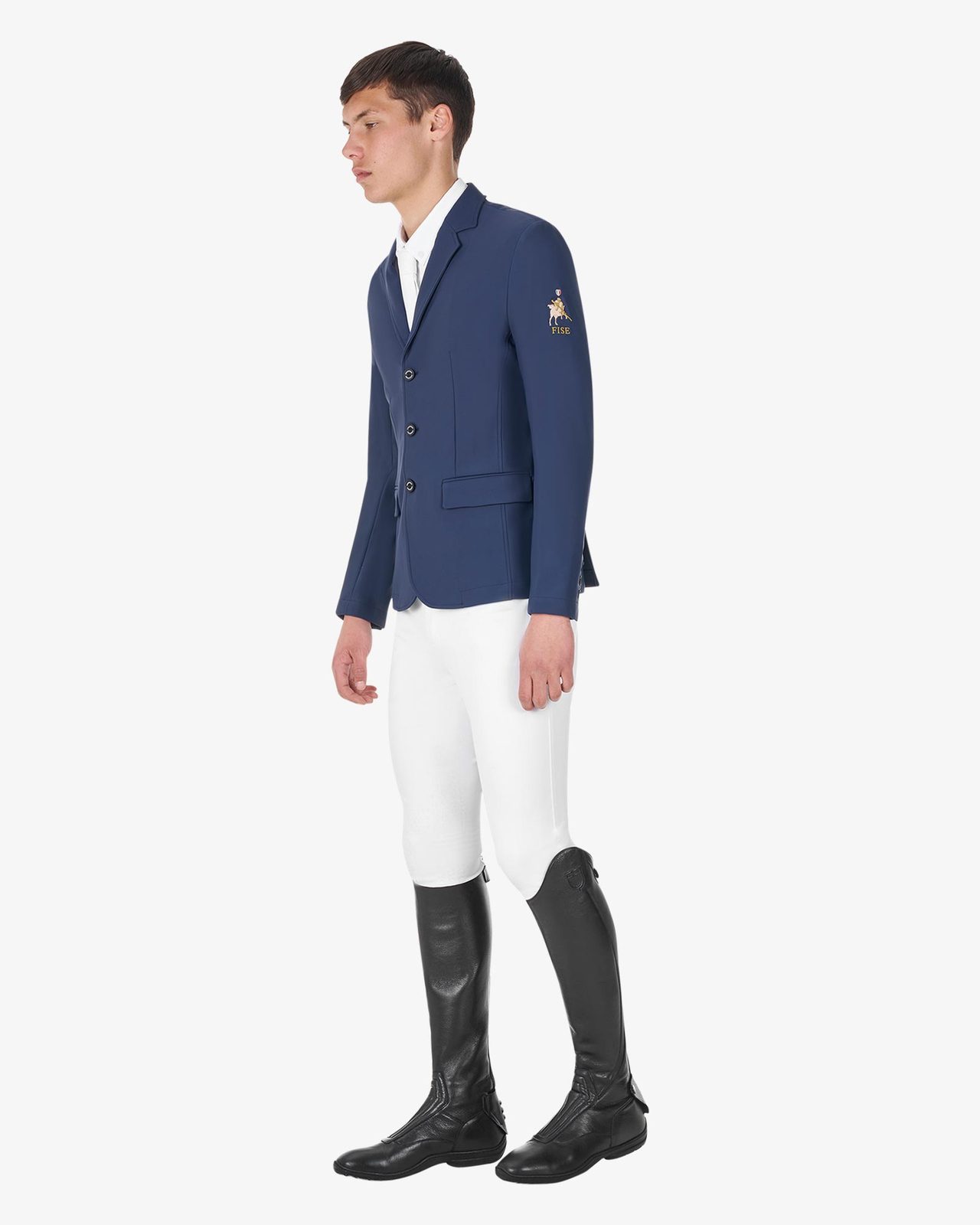 Men's three-button competition jacket Equestro X FISE