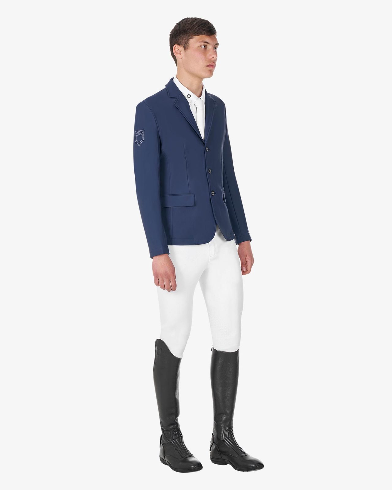Men's three-button competition jacket Equestro X FISE