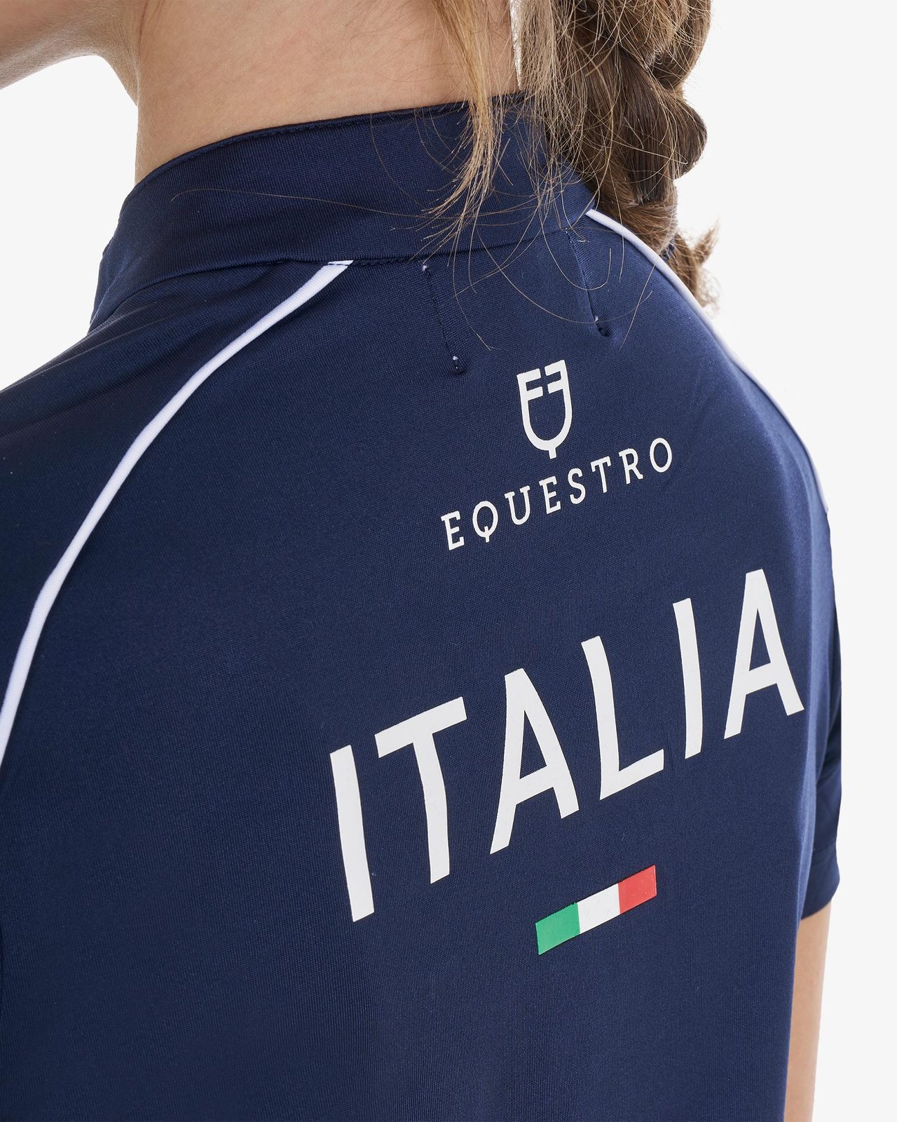 Polo unisex bambini da allenamento Equestro X FISE