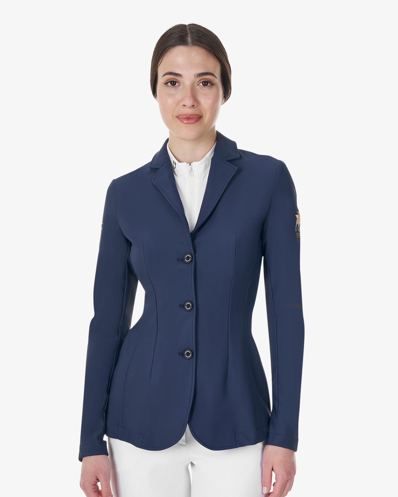 Women's three-button competition jacket Equestro X FISE