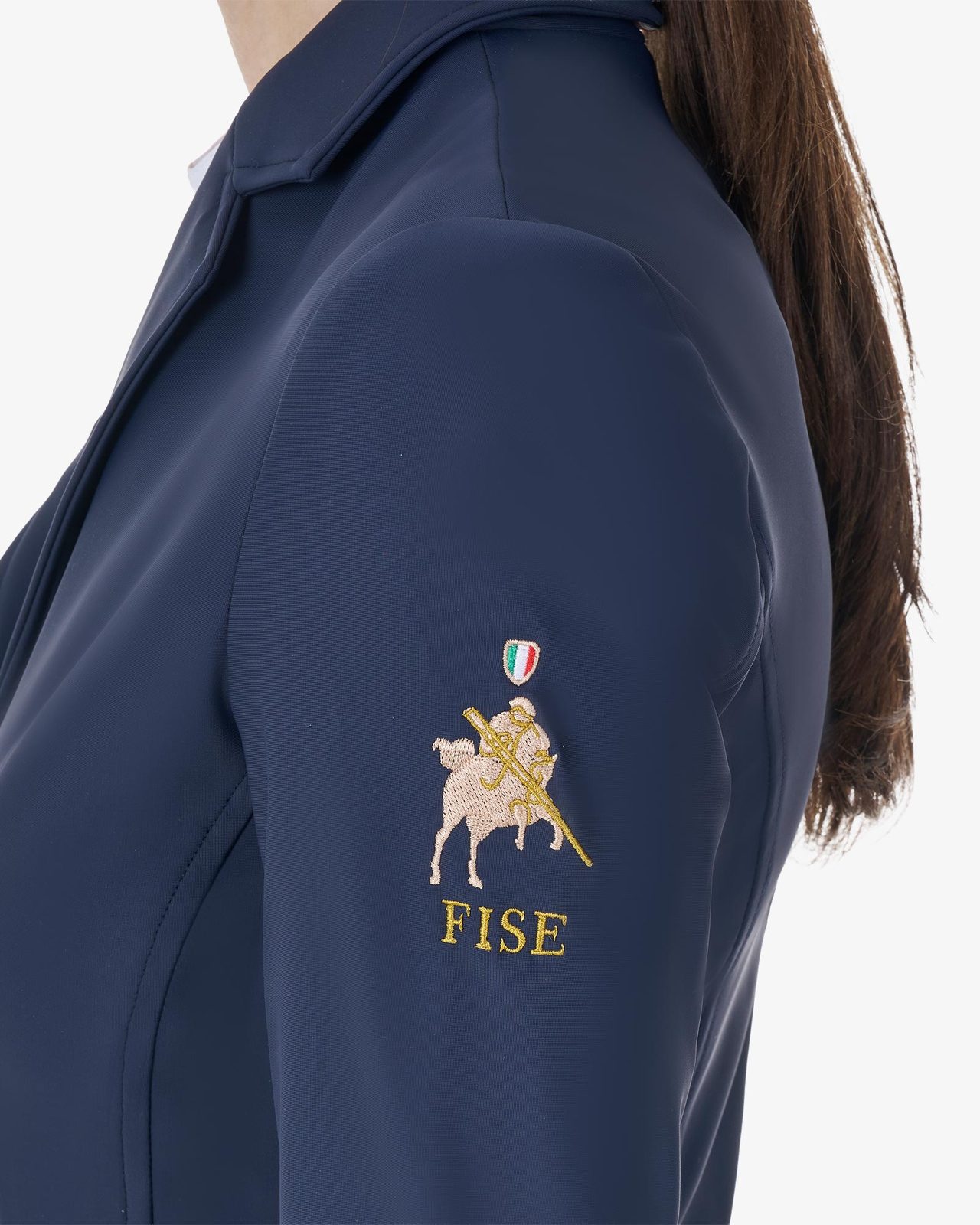 Women's three-button competition jacket Equestro X FISE