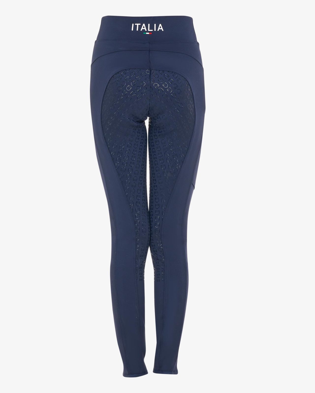 Girls' slim fit full grip leggings Equestro X FISE