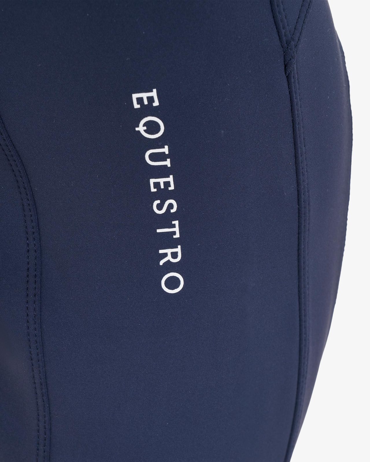 Girls' slim fit full grip leggings Equestro X FISE