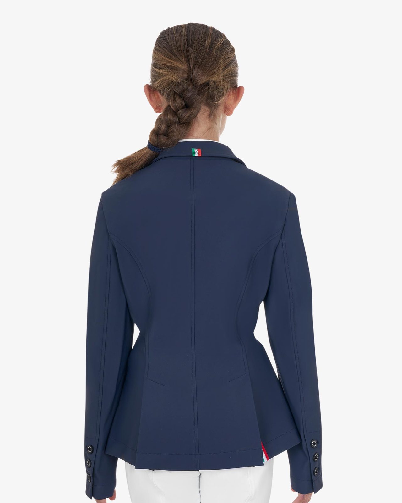 Kids' unisex three-button competition jacket Equestro X FISE
