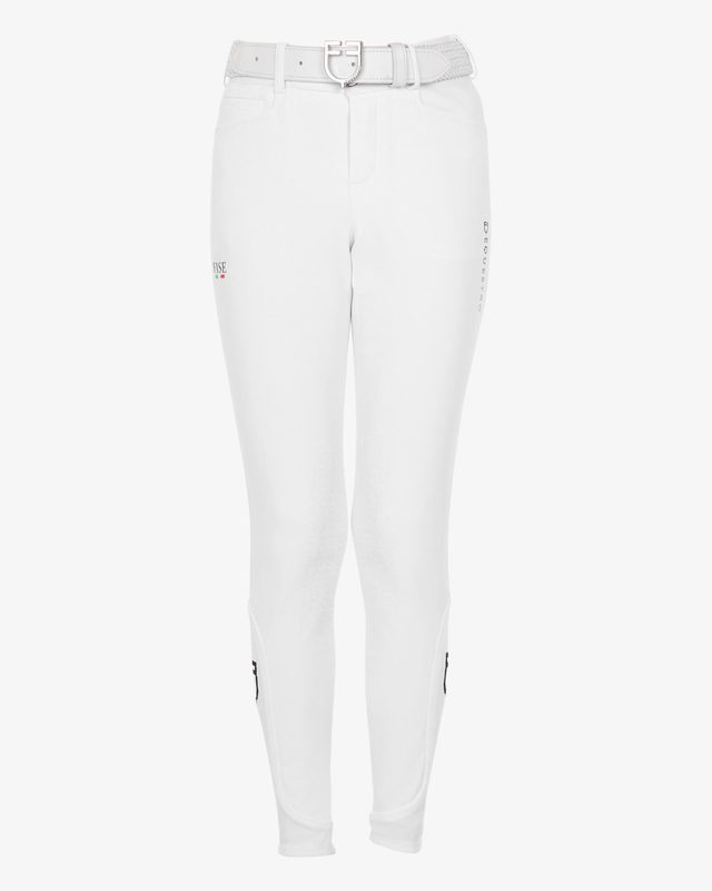 Pantaloni unisex bambini grip ginocchio Equestro X FISE