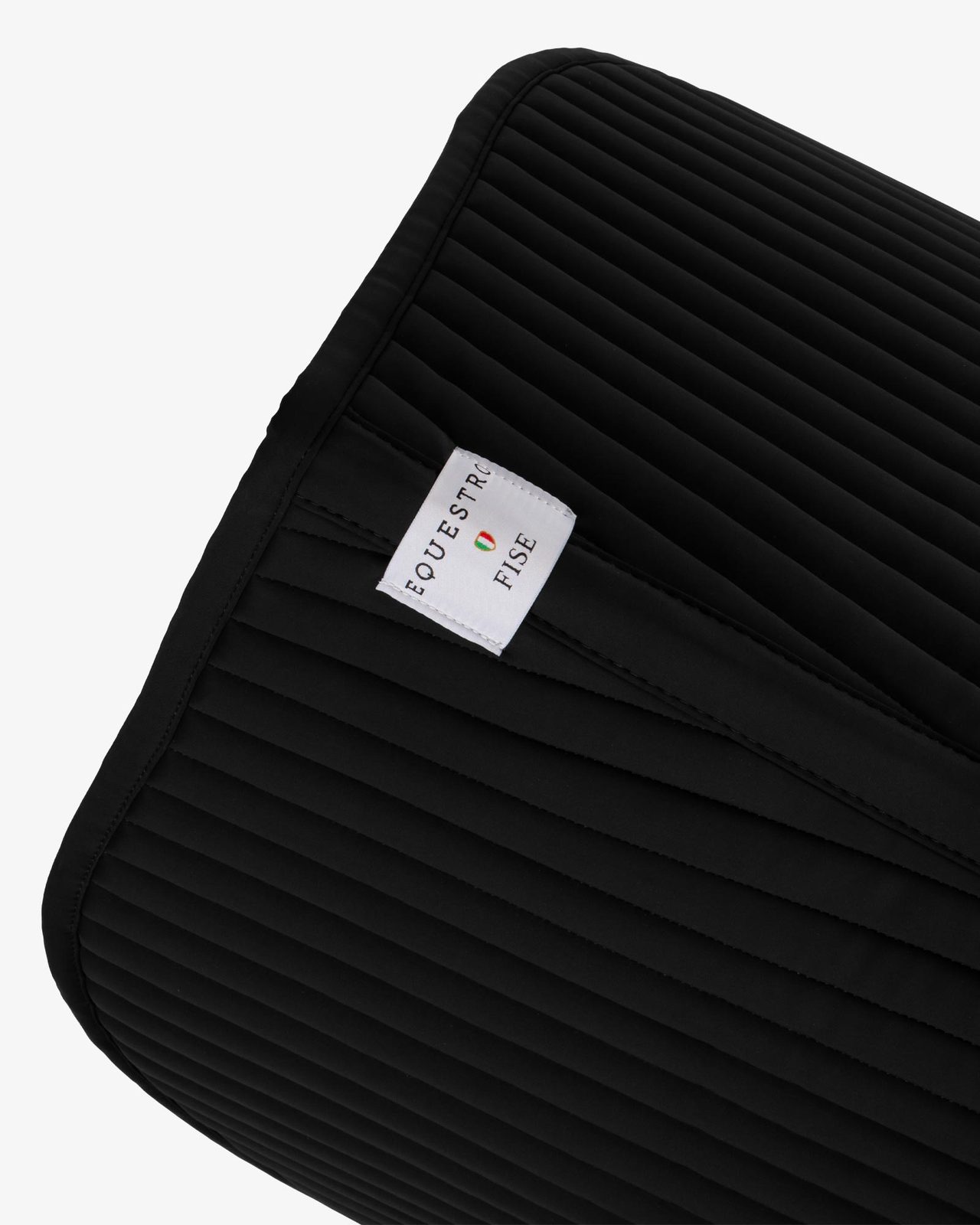 Jumping saddle pad with embroidered logo Equestro X FISE