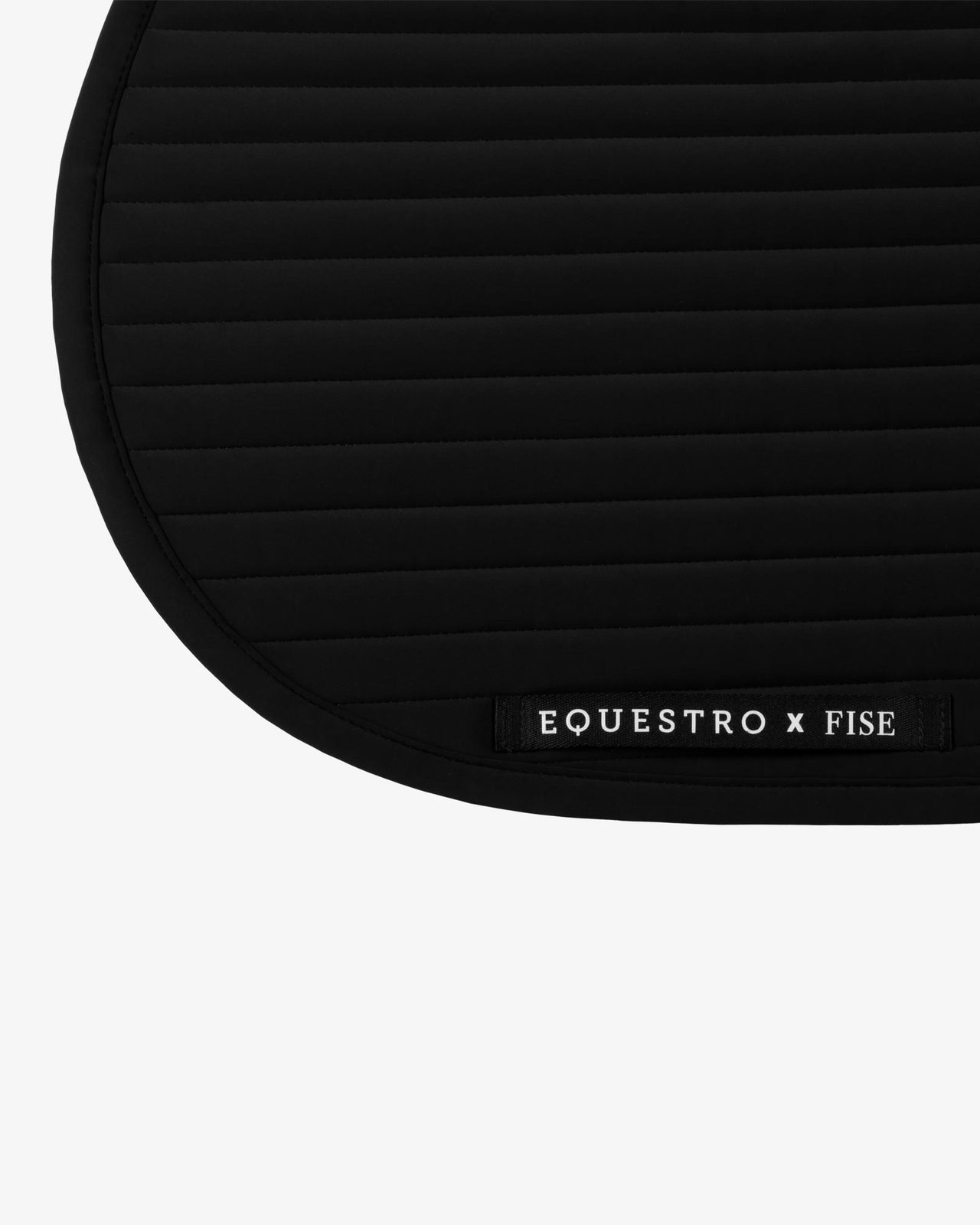 Jumping saddle pad with embroidered logo Equestro X FISE