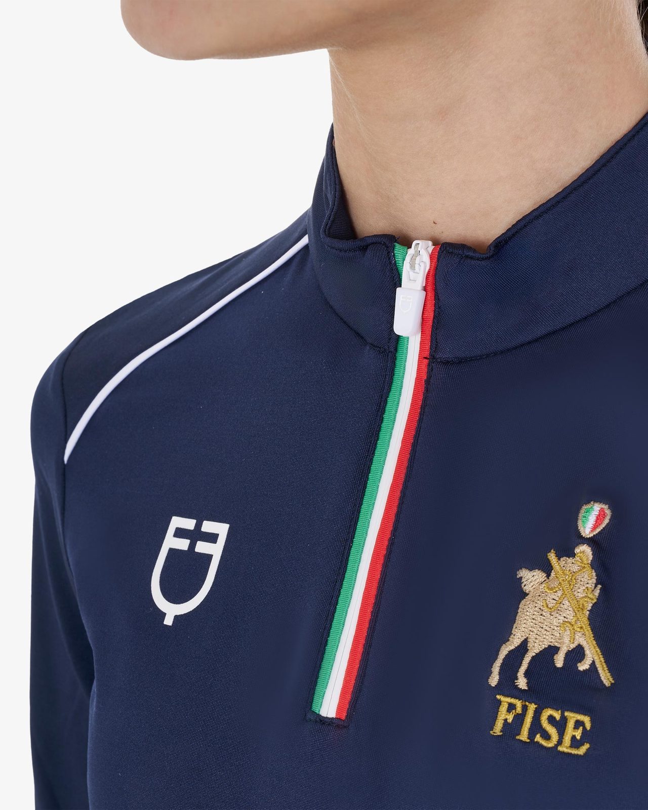 Kids' unisex training base layer Equestro X FISE