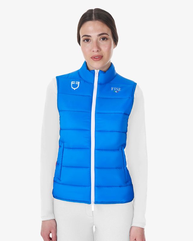 Women's slim fit vest Equestro X FISE