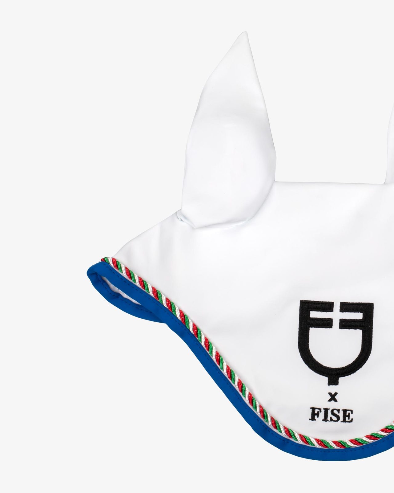 Cuffietta con piping tricolore Equestro X FISE