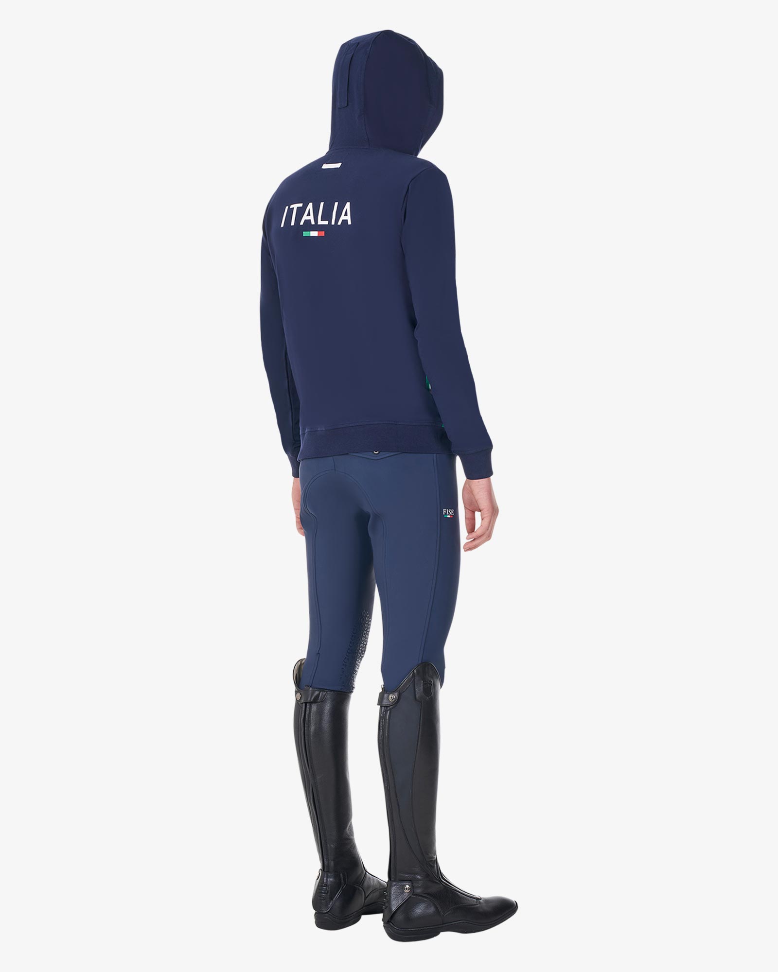 Vestin Felpa Con Cappuccio Uomo 'IO NON INVECCHIO DIVENTO VINTAGE' - Made In Italy, Cotone, Vestibilità Comoda - 5