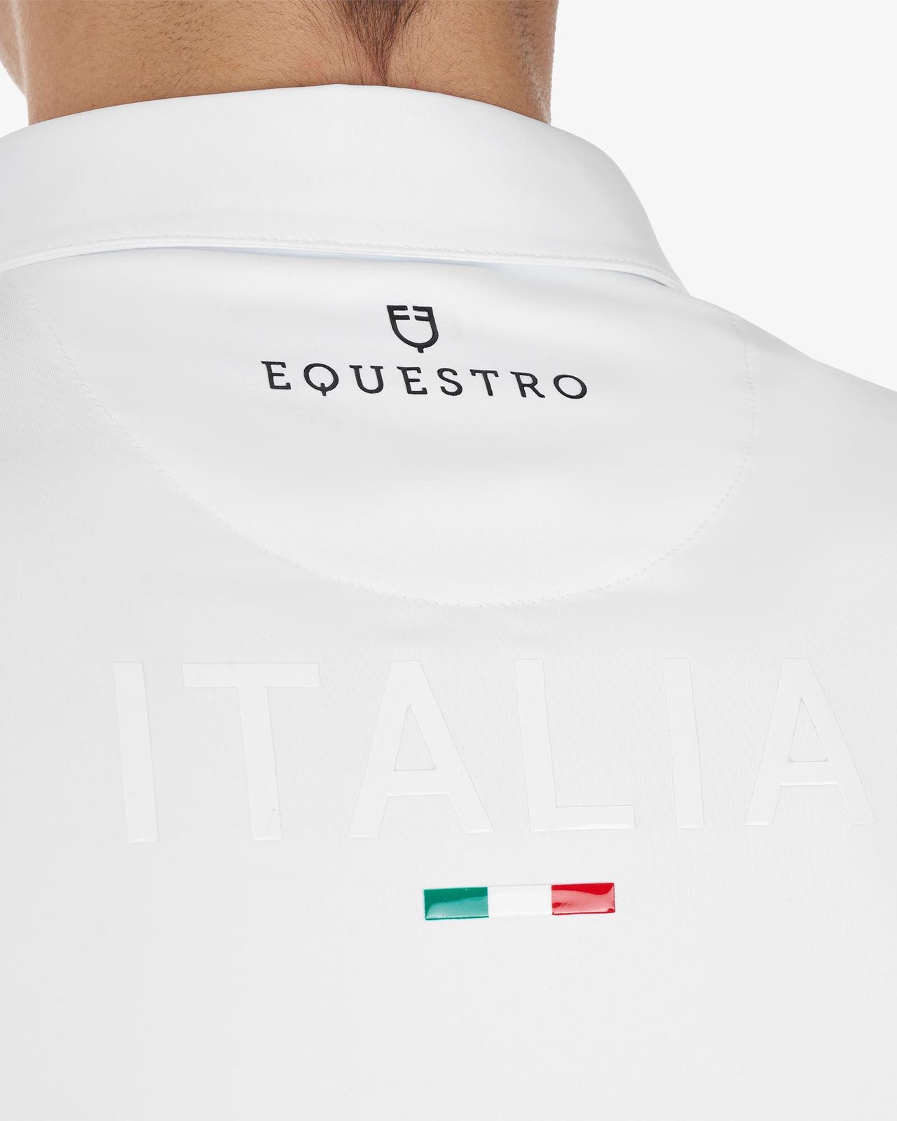 Polo uomo da concorso manica lunga Equestro X FISE