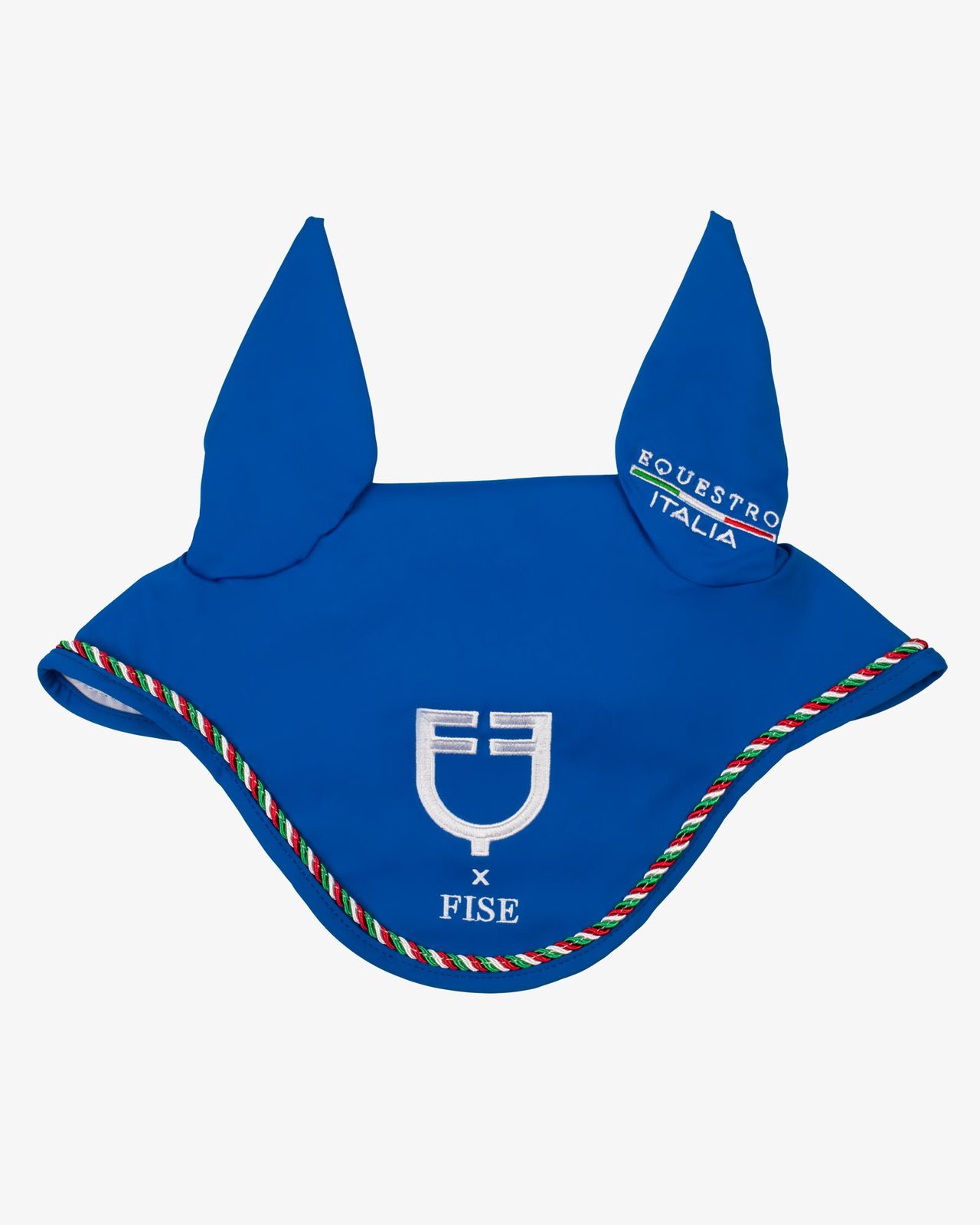 Cuffietta con piping tricolore Equestro X FISE