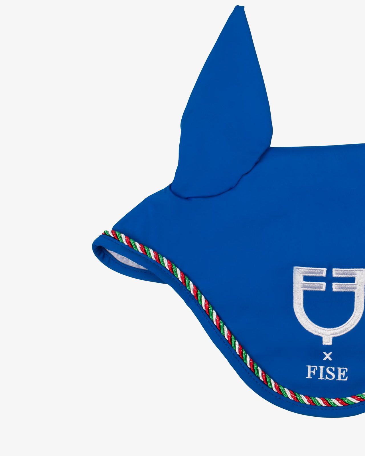 Cuffietta con piping tricolore Equestro X FISE