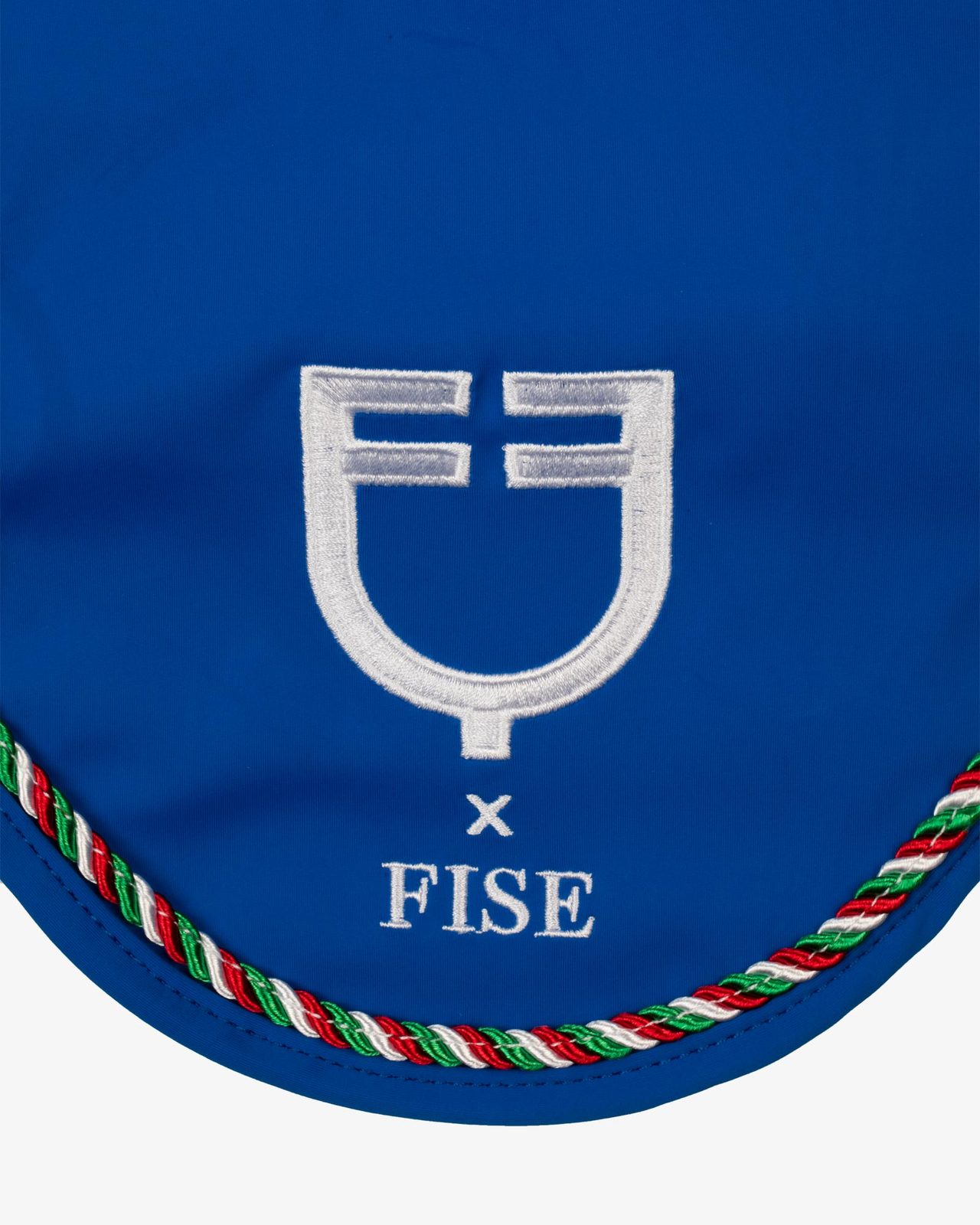 Cuffietta con piping tricolore Equestro X FISE