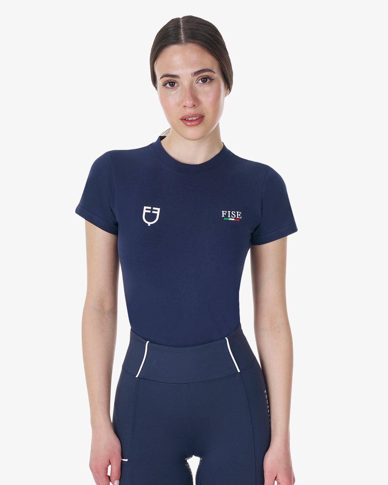 Women's slim fit T-shirt Equestro X FISE