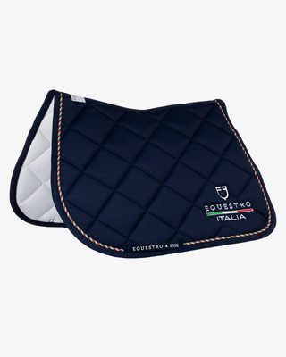 Sottosella salto piping tricolore Equestro X FISE