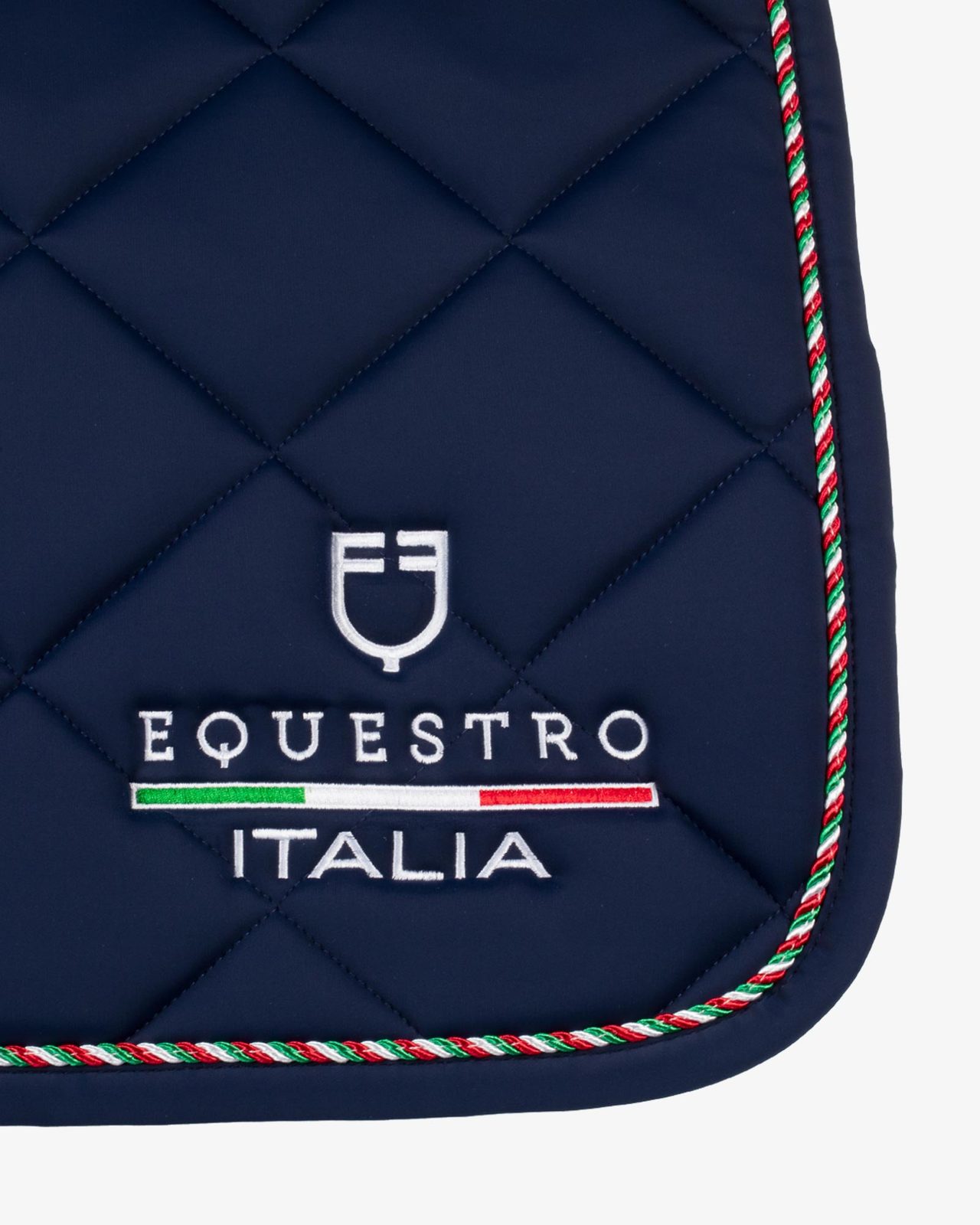 Sottosella salto piping tricolore Equestro X FISE