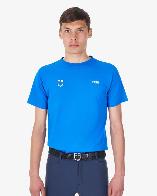 Men's slim fit T-shirt Equestro X FISE