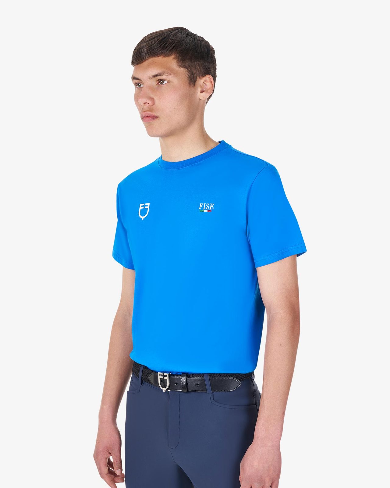 Men's slim fit T-shirt Equestro X FISE