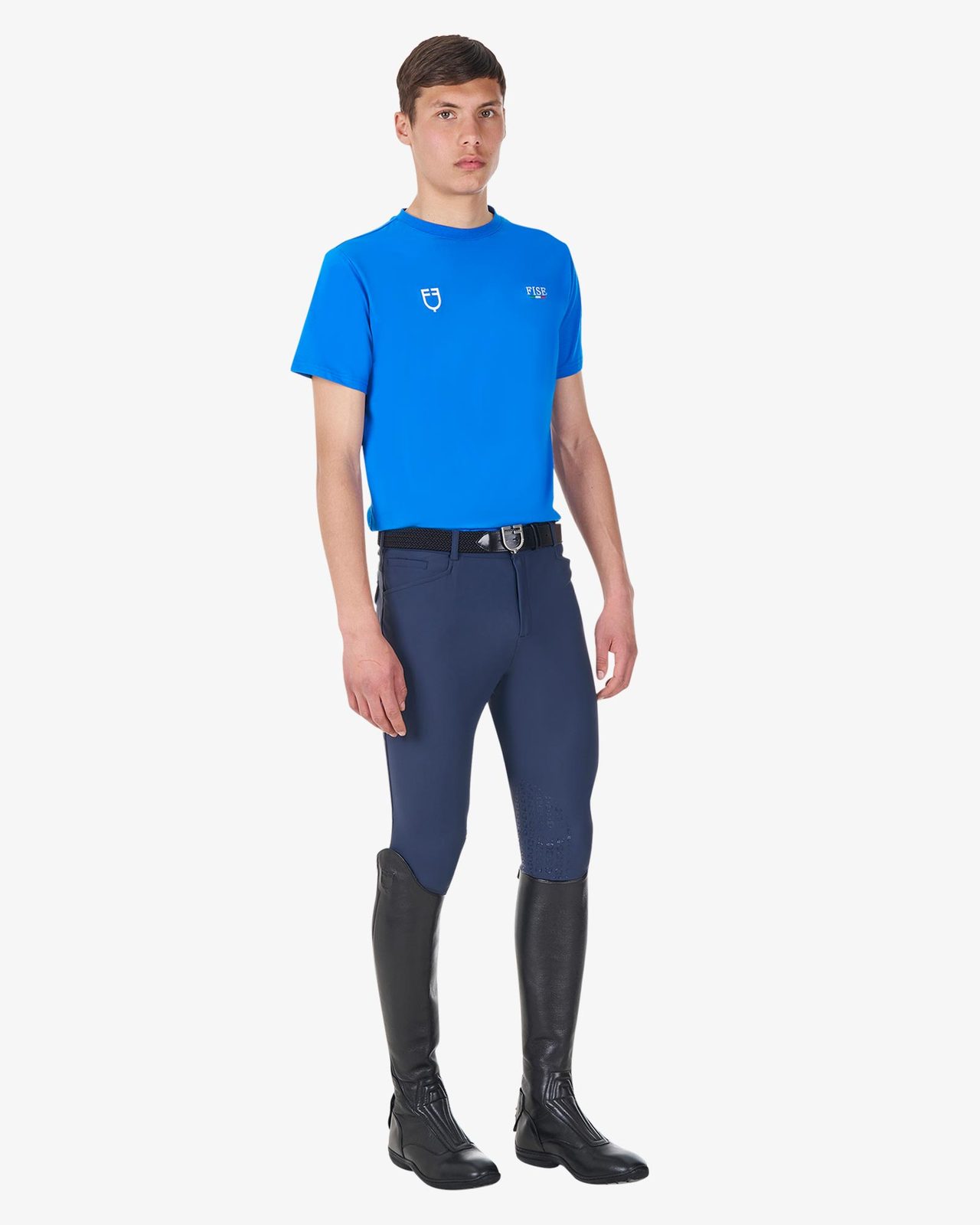 Men's slim fit T-shirt Equestro X FISE