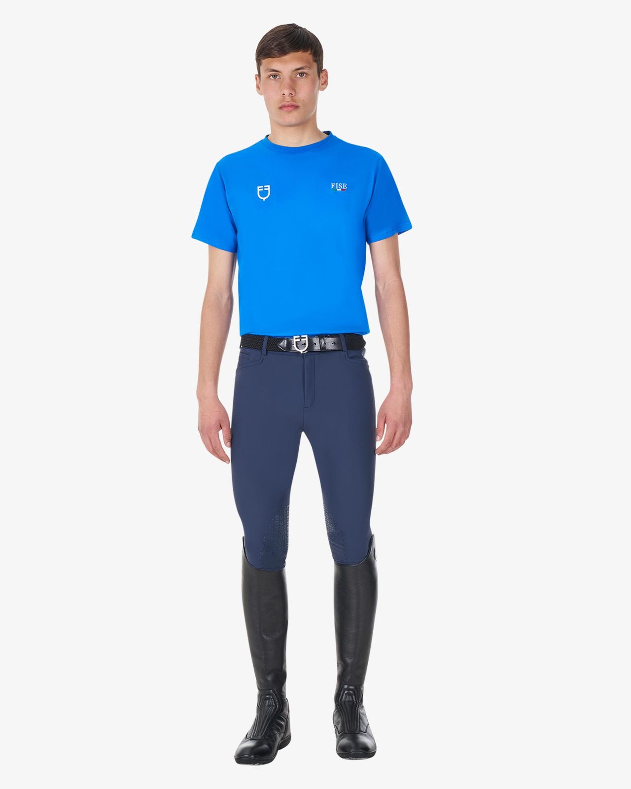 Men's slim fit T-shirt Equestro X FISE