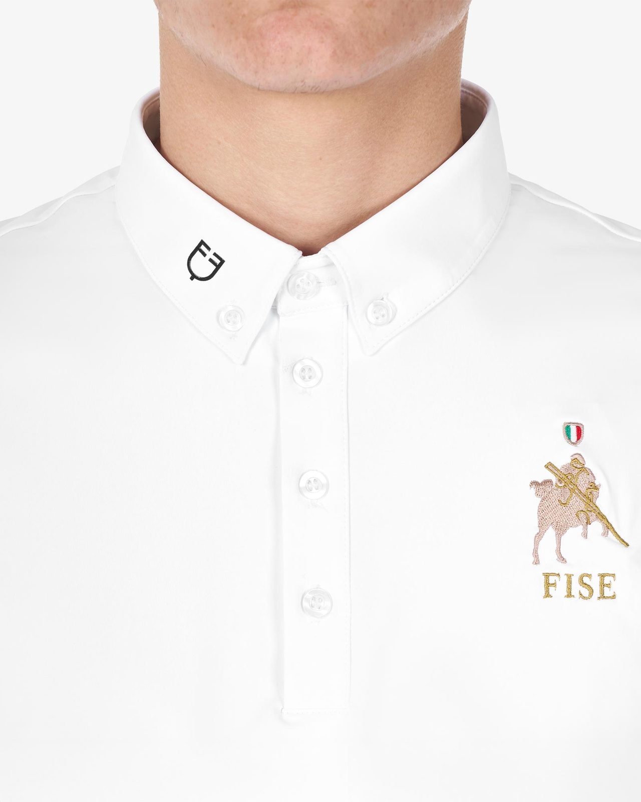 Polo uomo da concorso Equestro X FISE