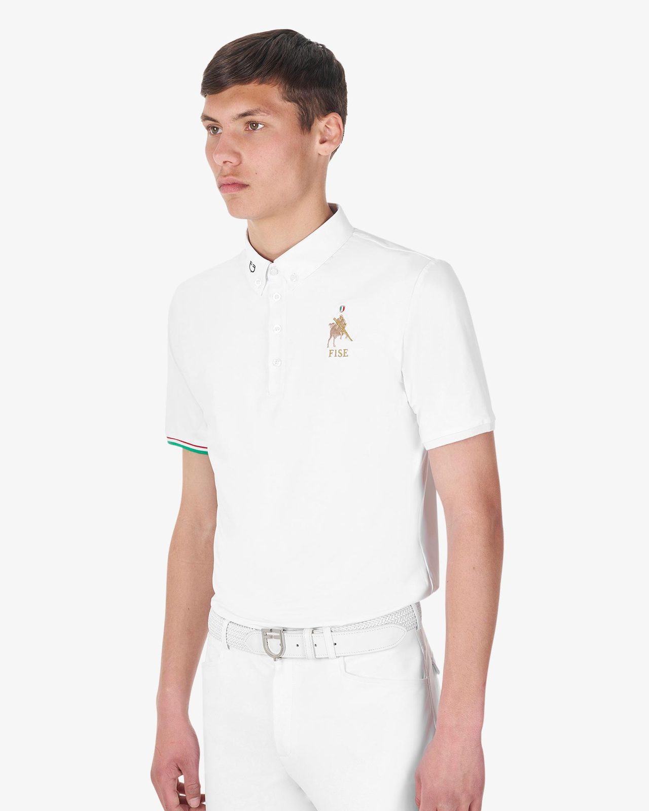 Polo uomo da concorso Equestro X FISE