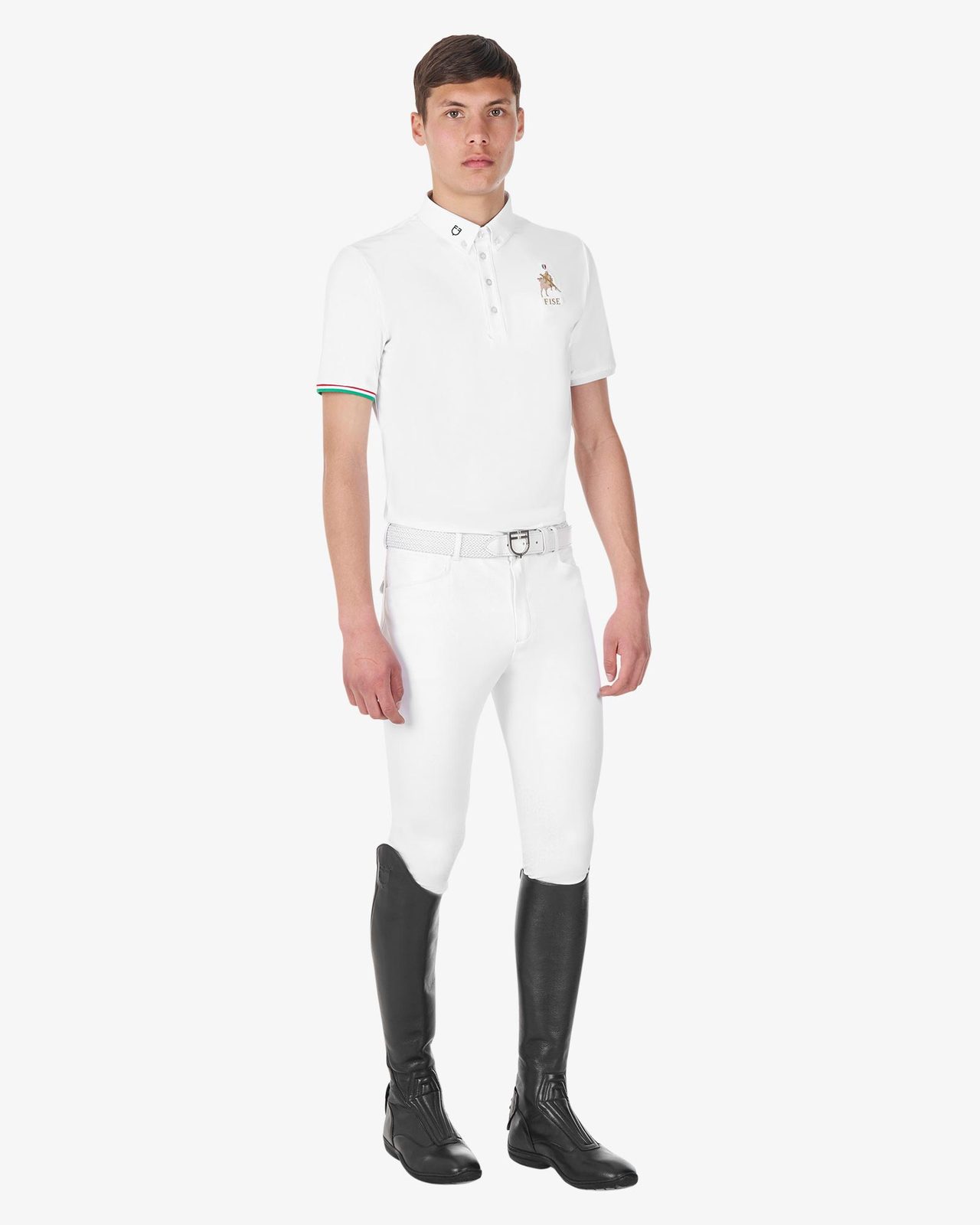 Polo uomo da concorso Equestro X FISE